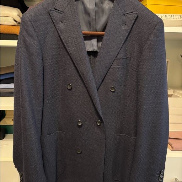 Canali Other - Canali Midnight Blue Double-Breasted Blazer